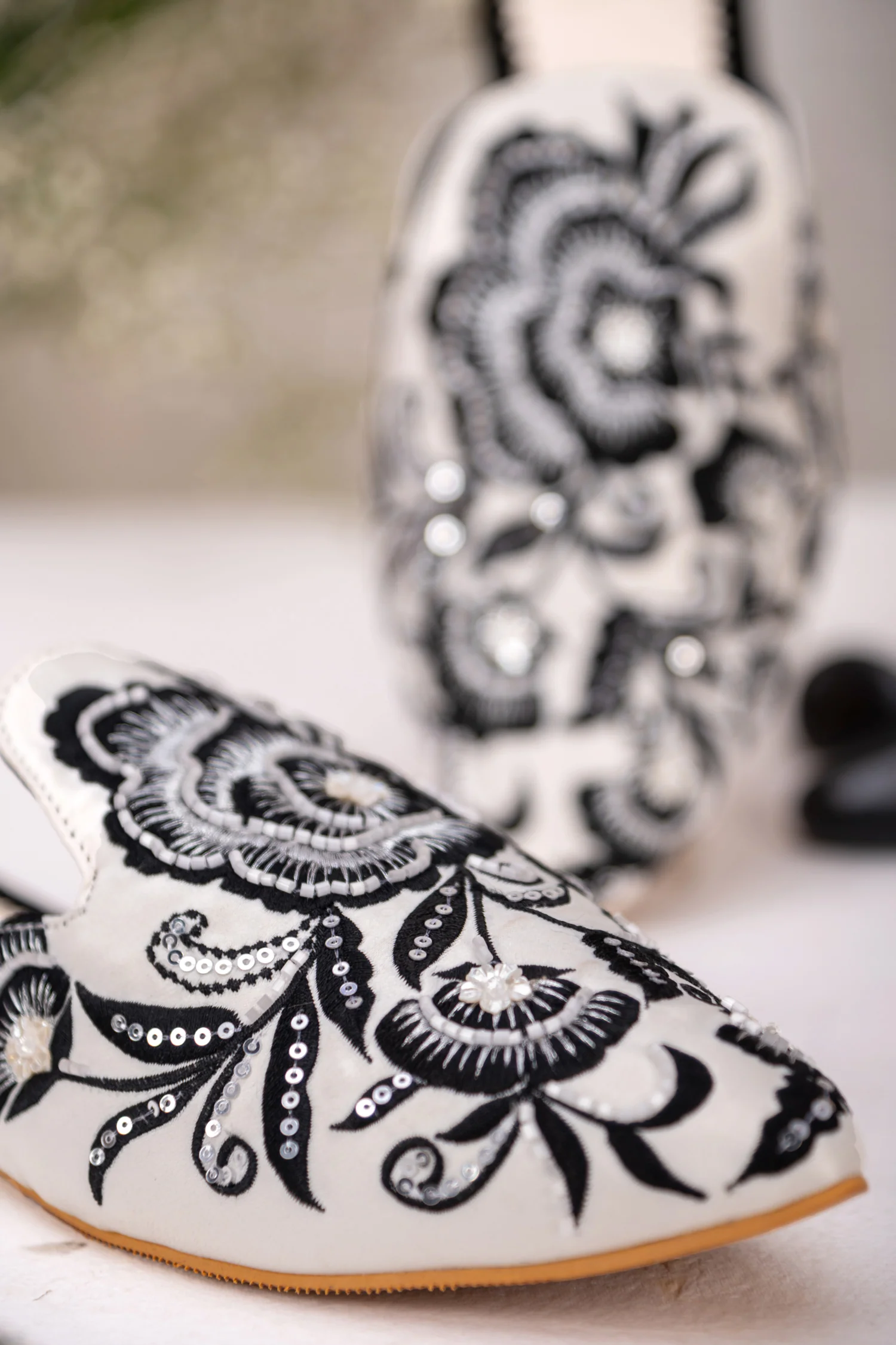 Black Rose Mules - Image 4