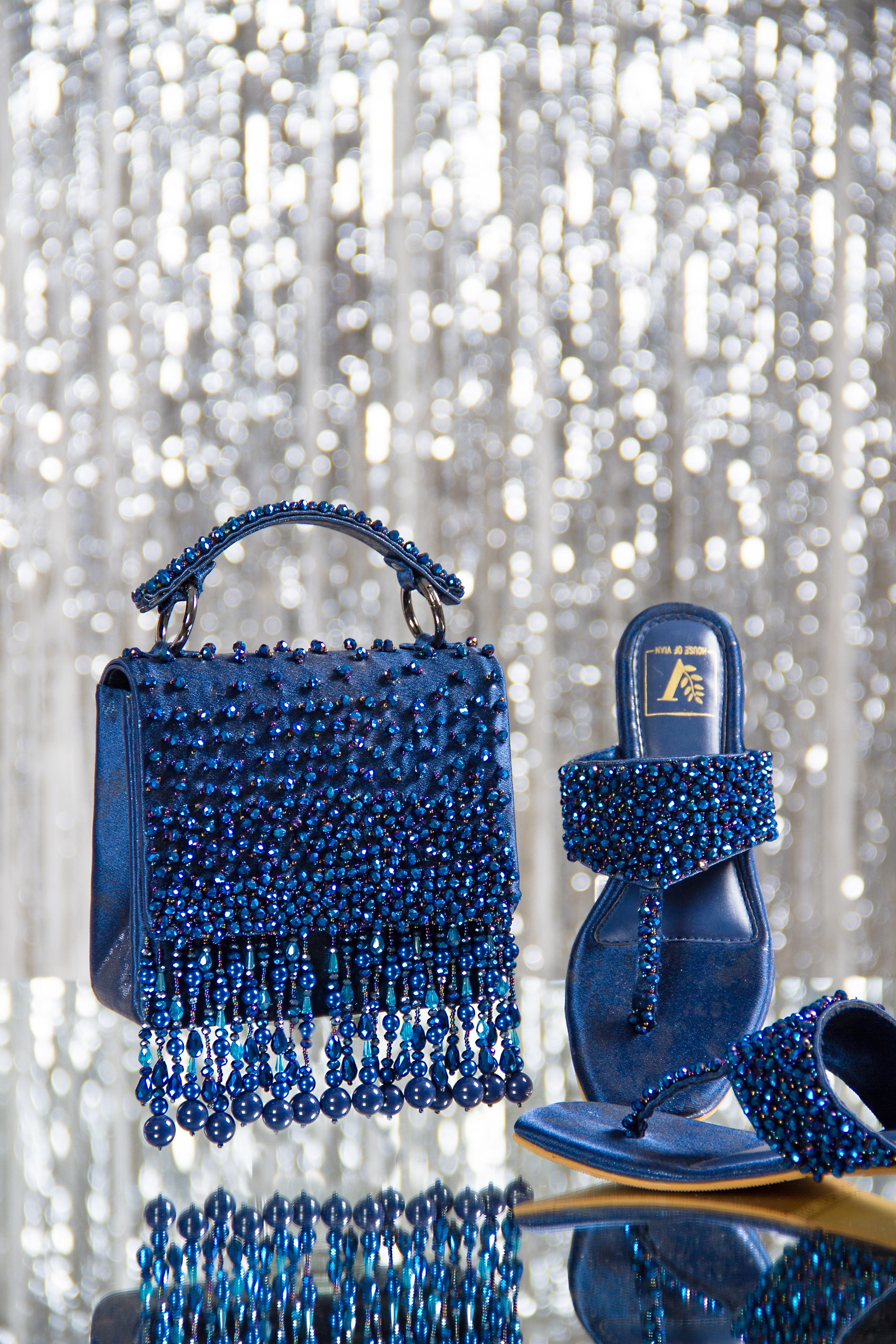 Kyra Blue Clutch - Image 3